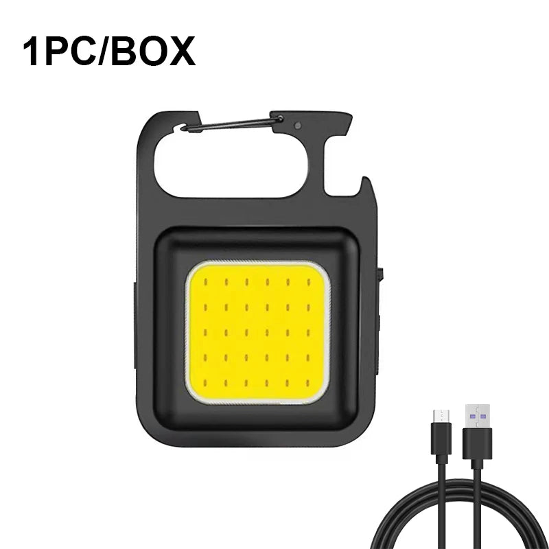 Magnetic COB LED Keychain Flashlight - Camping 50g