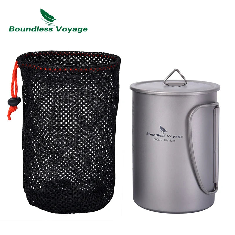 Titanium Water Bottle 1050ml Large Capacity - Leak-Proof Long-Term Shipping