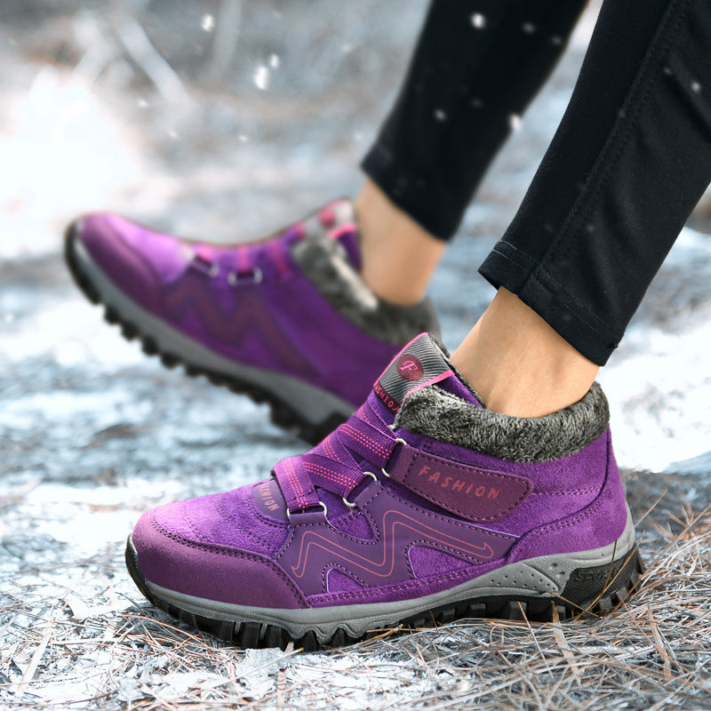 Women's Winter Cotton High Top Shoes Padded Warm 750g