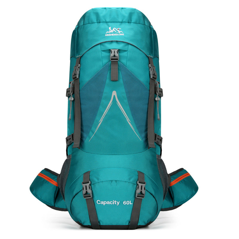 Outdoor Hiking Backpack Large Capacity 60L Nylon Travel Camping Hiking Bag