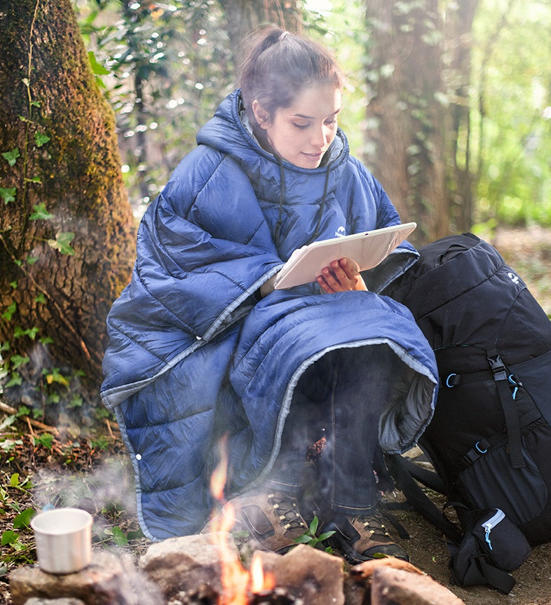 Portable Nylon Camping Cape - Ultra-Light Travel Blanket 800g