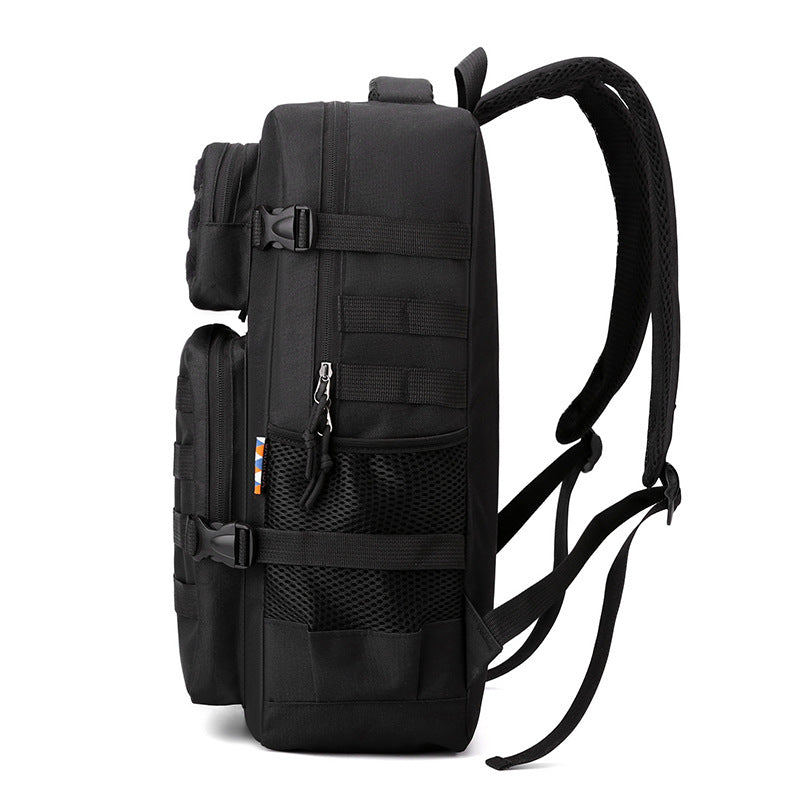 Multifunctional large capacity hiking backpack with outdoor camouflage pattern