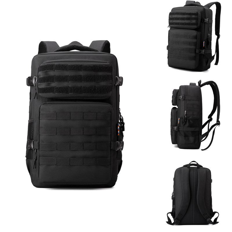 Multifunctional large capacity hiking backpack with outdoor camouflage pattern