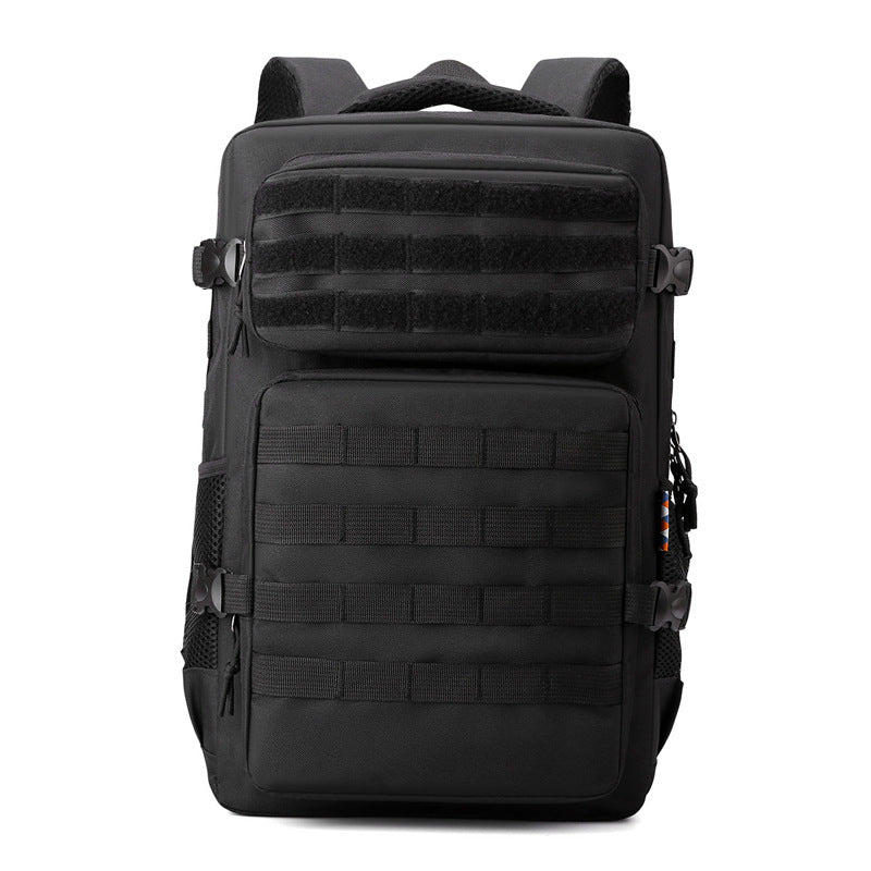 Multifunctional large capacity hiking backpack with outdoor camouflage pattern