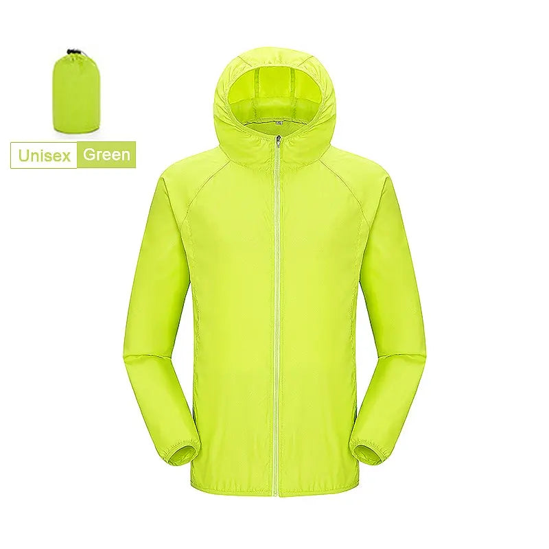 LNGXO Unisex Waterproof Hiking Jacket - Windproof Anti-UV Quick Drying