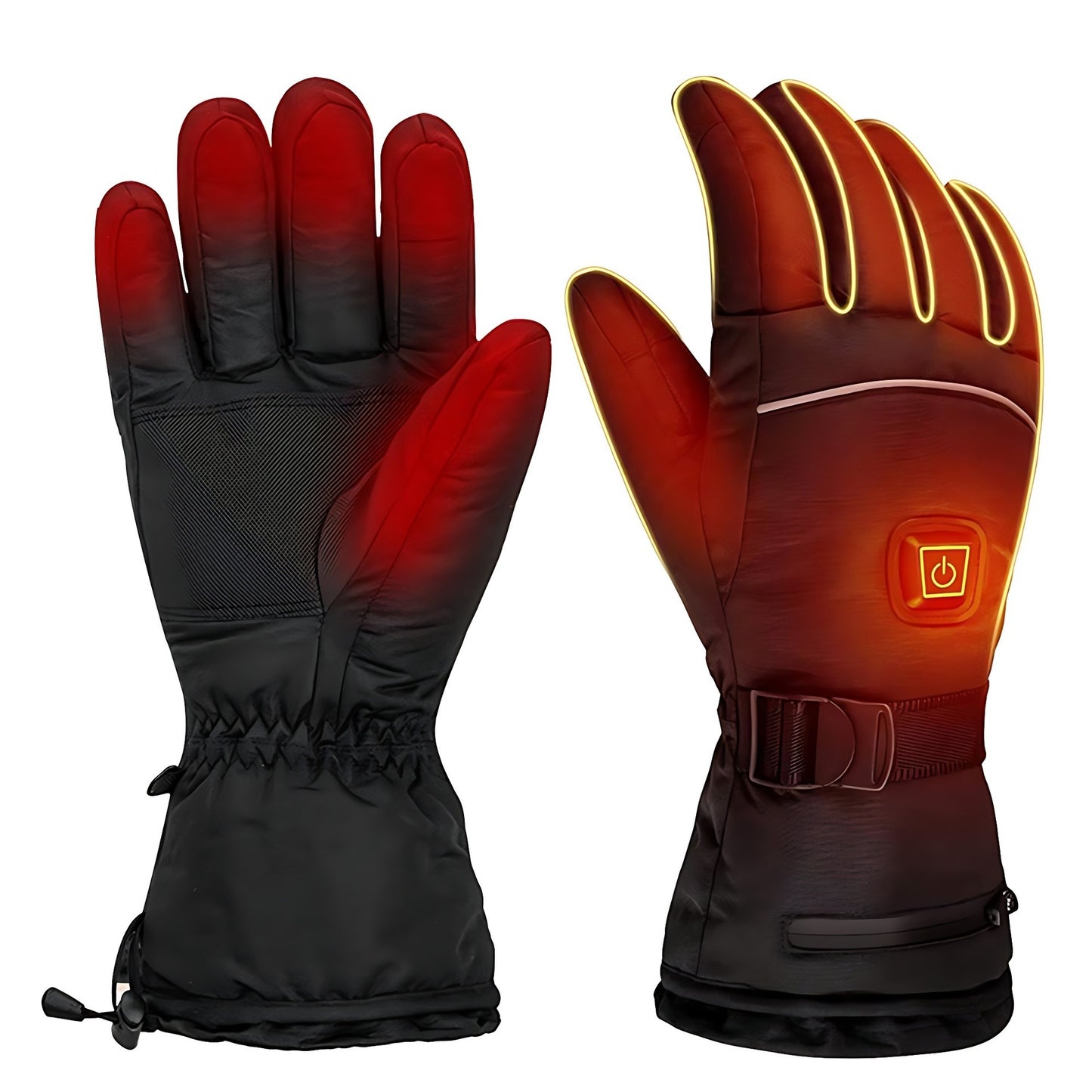 Winter Cycling Heated Gloves - Thickened Thermal Cold Protection AED4
