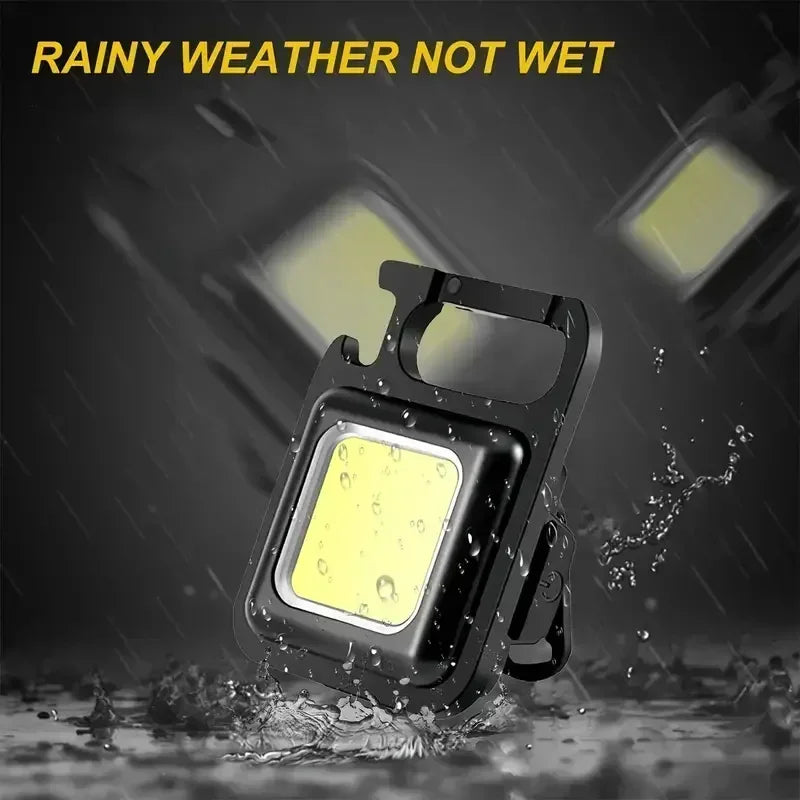 Magnetic COB LED Keychain Flashlight - Camping 50g