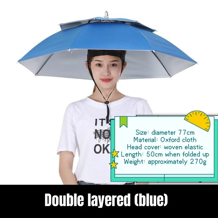 Portable Anti-UV Umbrella - Foldable Travel Camping