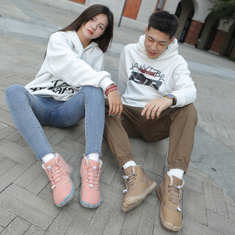 Waterproof Non-Slip Snow Boots Lined with Fleece 580g