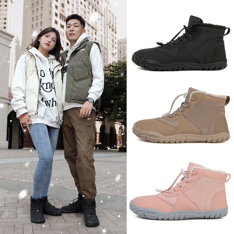 Waterproof Non-Slip Snow Boots Lined with Fleece 580g