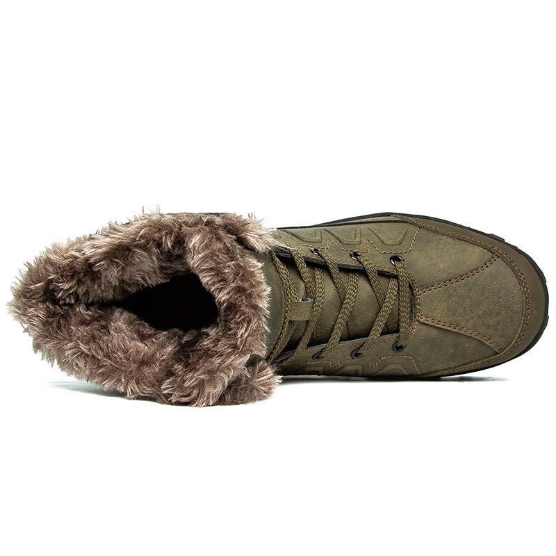 Men's Cotton High Top Shoes Large Size Warm Winter 1363g