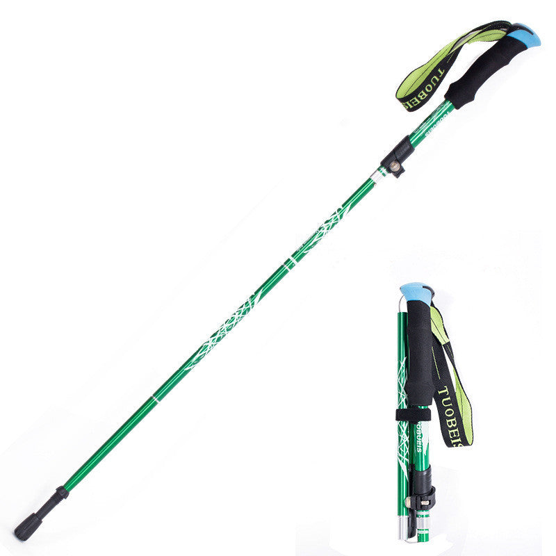Telescopic Hiking Poles 7075 Aluminum - 5 Adjustable Sections