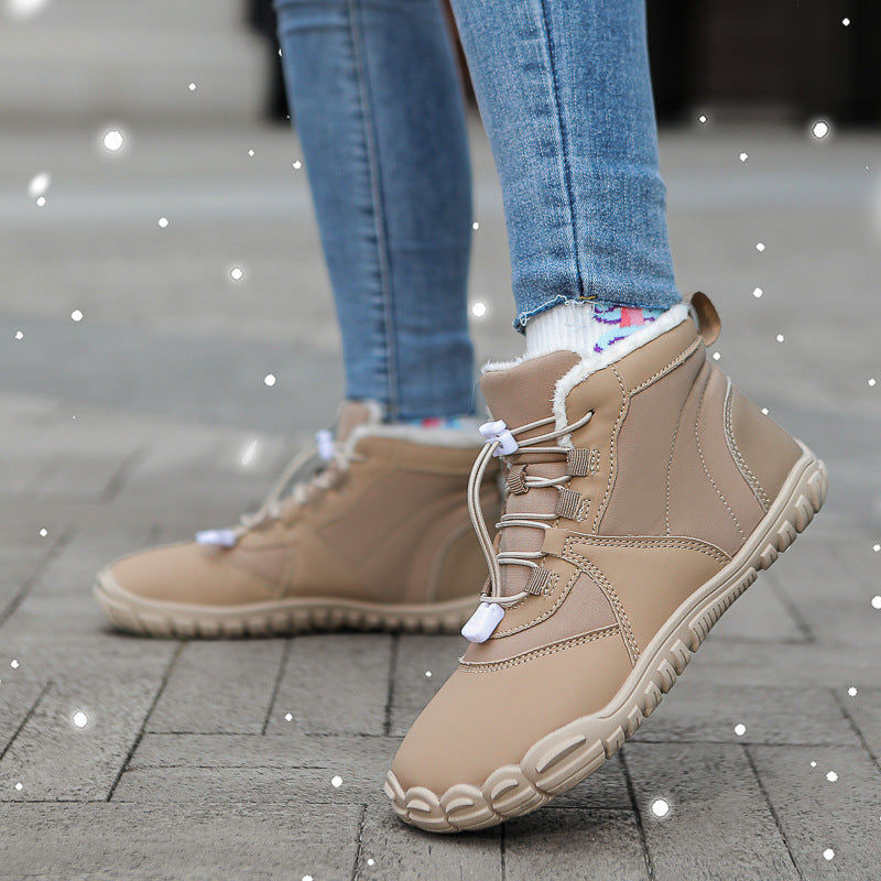 Waterproof Non-Slip Snow Boots Lined with Fleece 580g