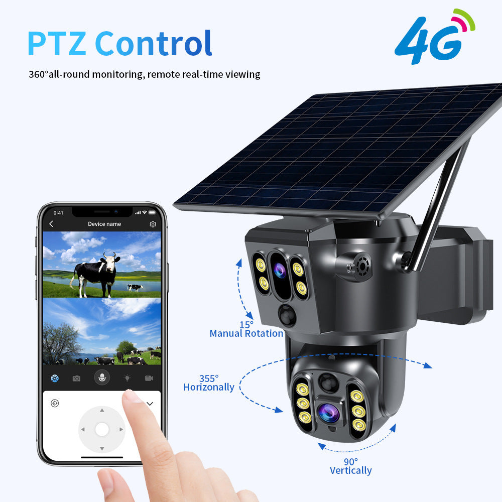 PTZ Solar Surveillance Camera