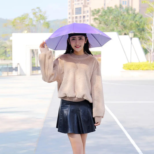 Portable Anti-UV Umbrella - Foldable Travel Camping