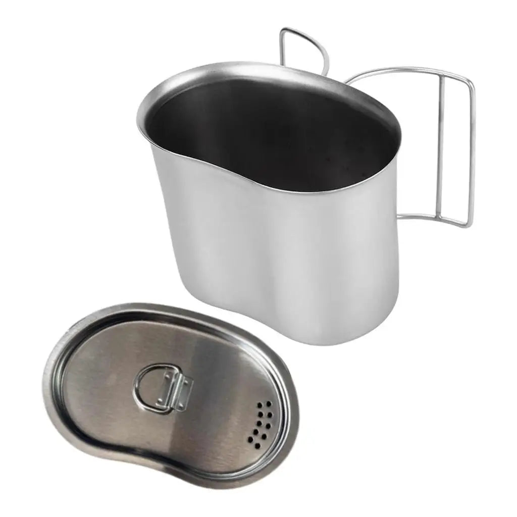 700ml Stainless Steel Camping Cup with Butterfly Handle