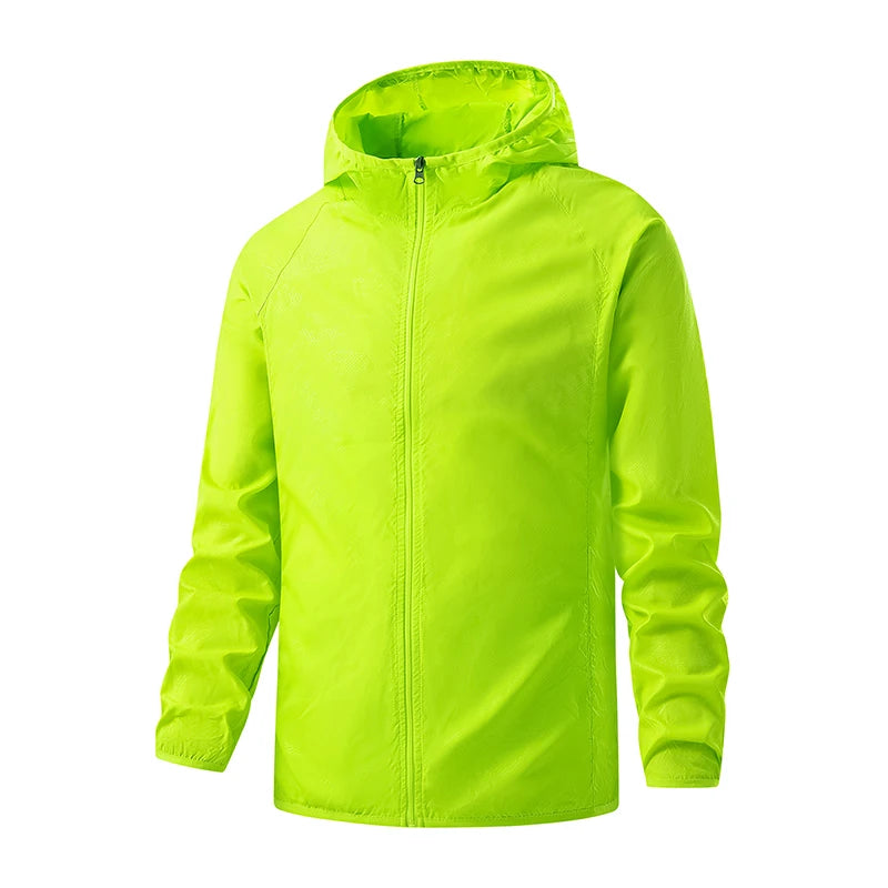 LNGXO Unisex Waterproof Hiking Jacket - Portable Anti-UV Windbreaker