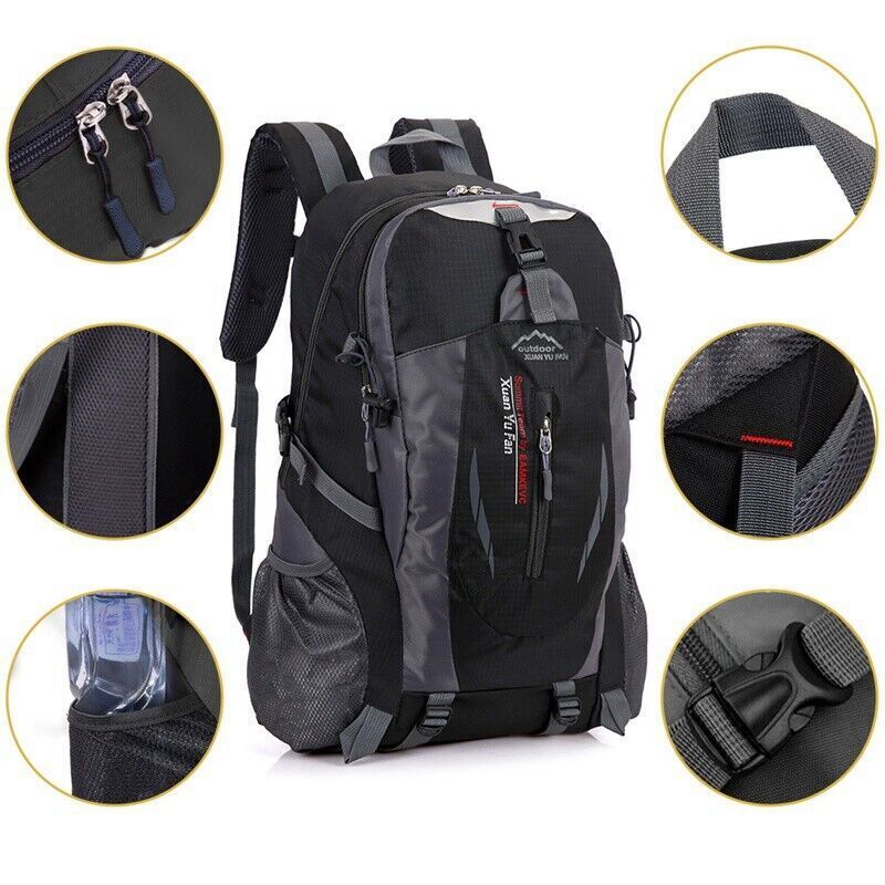 40L Waterproof Backpack - Camping Hiking Travel