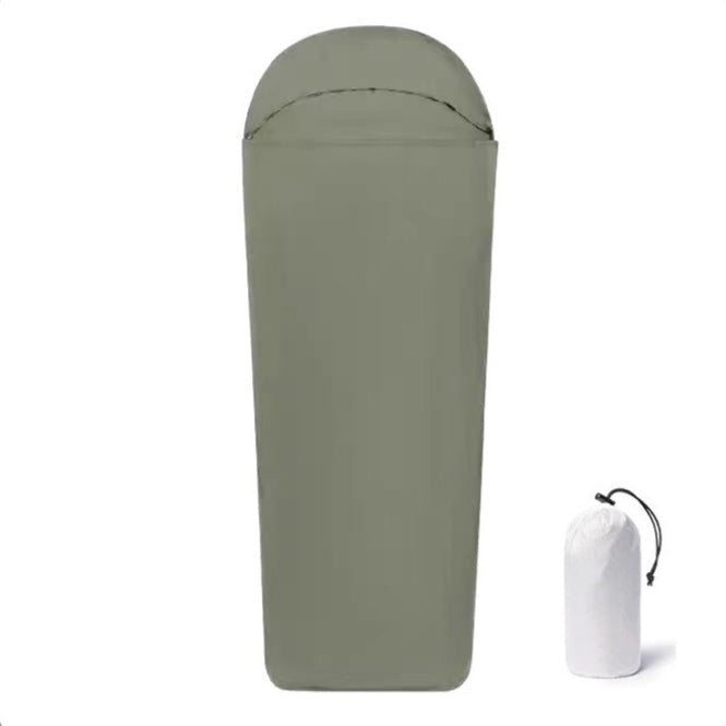 Ultralight Travel Sleeping Bag - Compact Mummy Nylon 158g