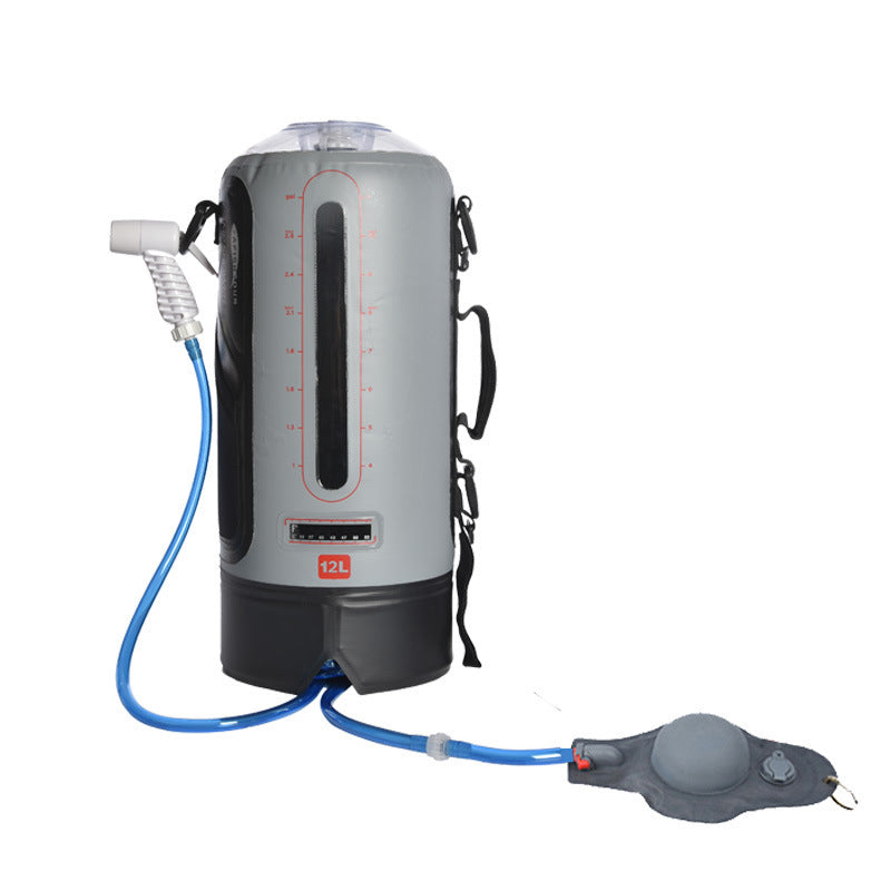 12L PVC Solar Shower Bag Natural Heating for Camping