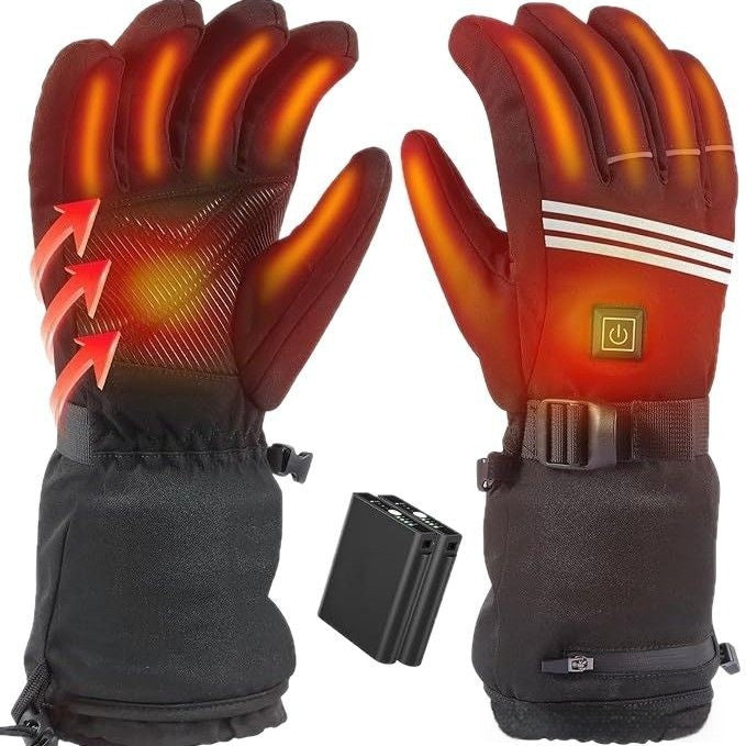Winter Cycling Heated Gloves - Thickened Thermal Cold Protection AED4