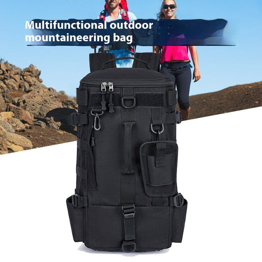 Multifunctional Hiking Backpack, Waterproof Oxford Cloth Fishing Sports Bag