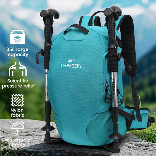 Multifunctional Outdoor Waterproof Hiking Backpack Large Capacity Lightweight Foldable Travel Daypack for Hiking