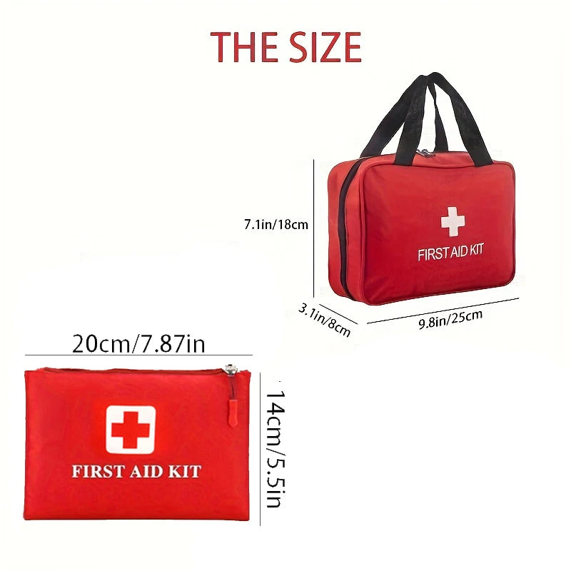 Portable First Aid Kit - Camping Hiking Outdoor