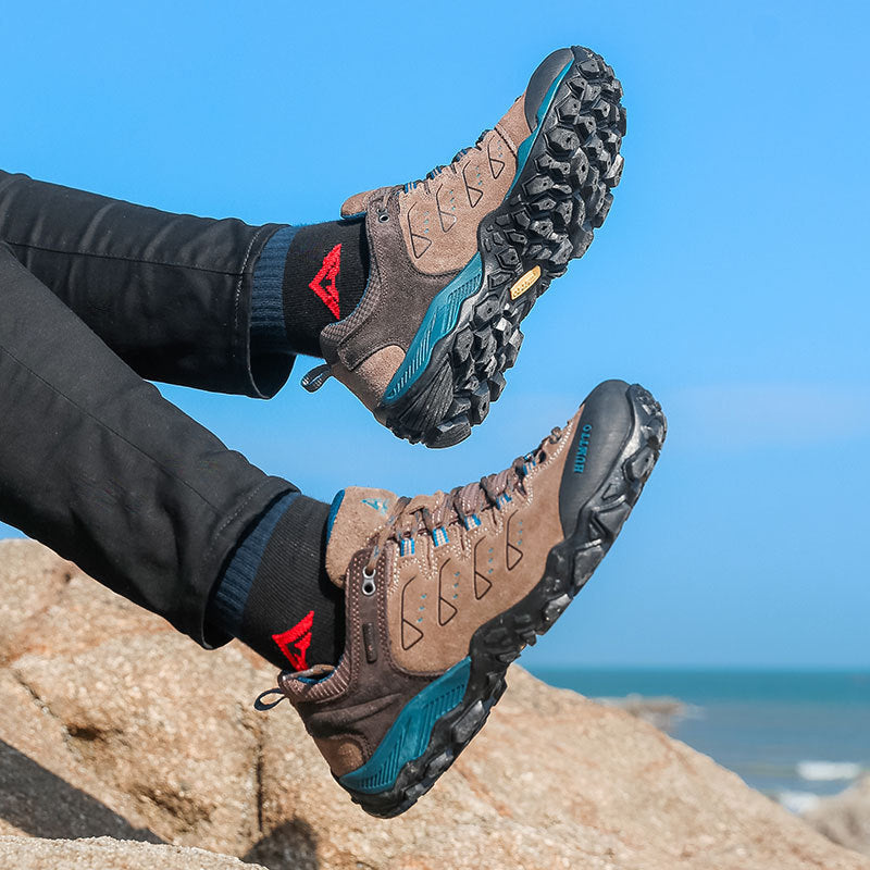 Men's Lightweight Hiking Shoes, Durable, Spring-Autumn 850g