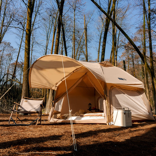 6 Person Hexagonal Tent 340x290cm - Bionic Design Waterproof PU 210T