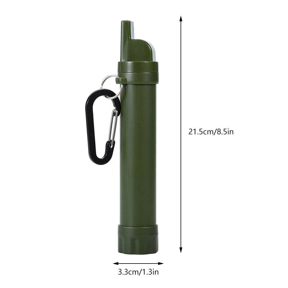 Ultra-Portable Survival Water Filter 1500L - Purification Bushcraft Expedition 93g