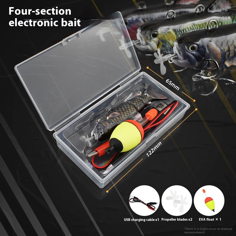 Electronic Lure 4 Sections Propeller - Automatic Swimming Iron