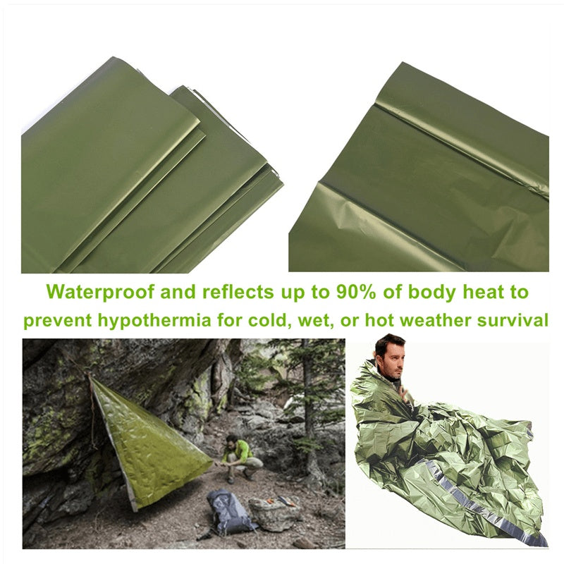 Emergency Bivouac Sleeping Bag - Waterproof Thermal 72g
