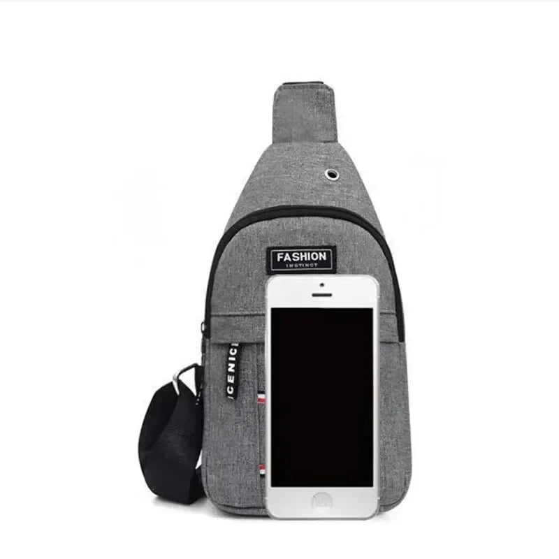 Men's Fashion Lightweight Minimalist Shoulder Bag Large Capacity Casual Sports Crossbody Bag