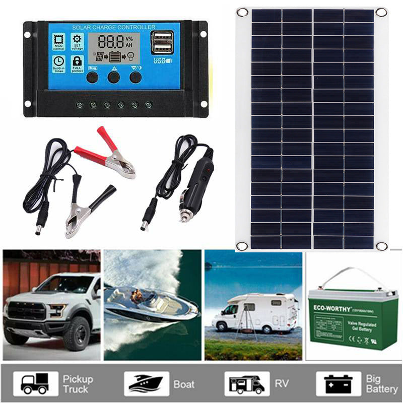 15W Portable USB Solar Panel | Self-Contained Charger for Camping &amp; Trekking