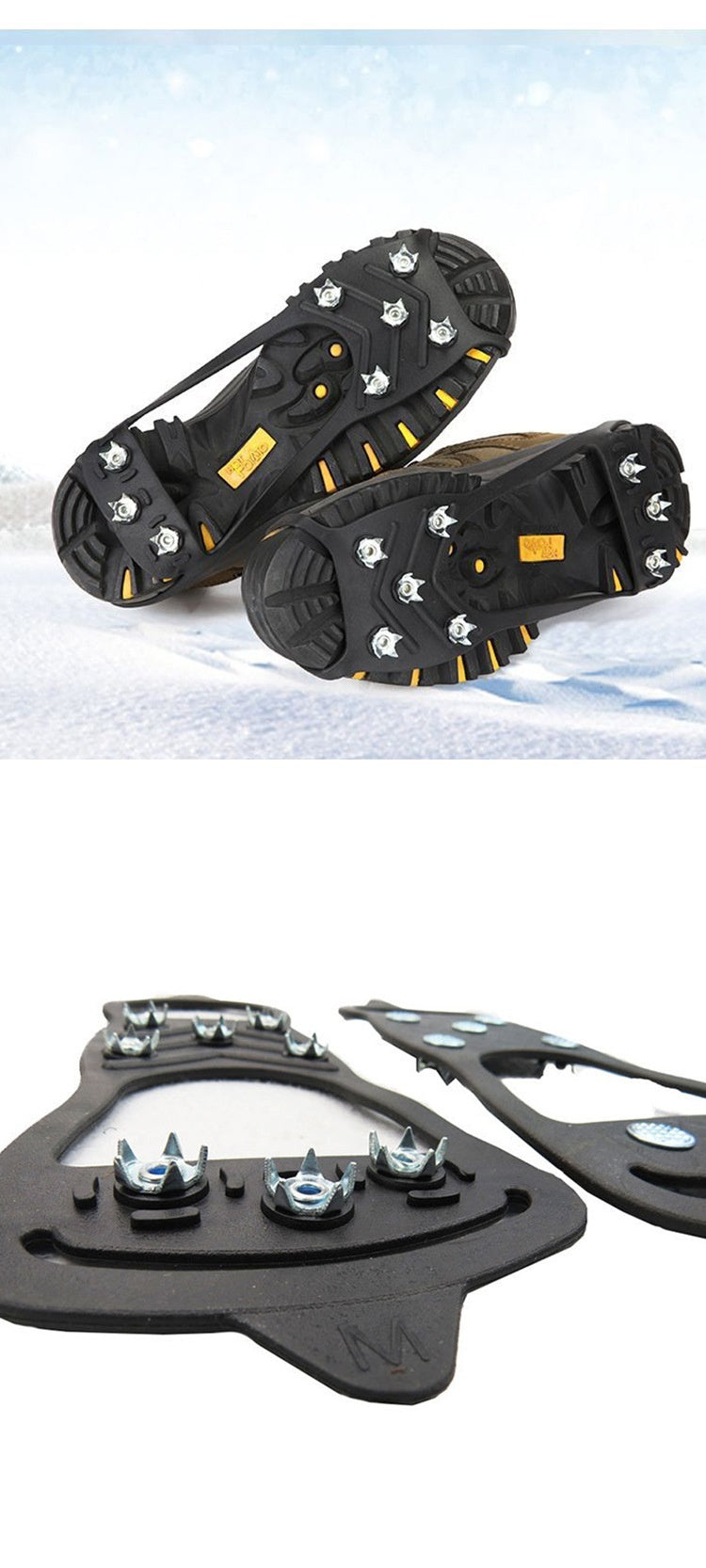 8-Tooth Climbing Spikes - Ice Snow Crampons