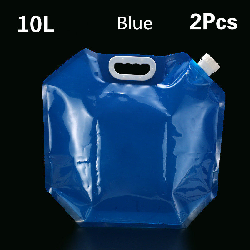 5L/10L PVC Foldable Water Bag Portable Camping Container