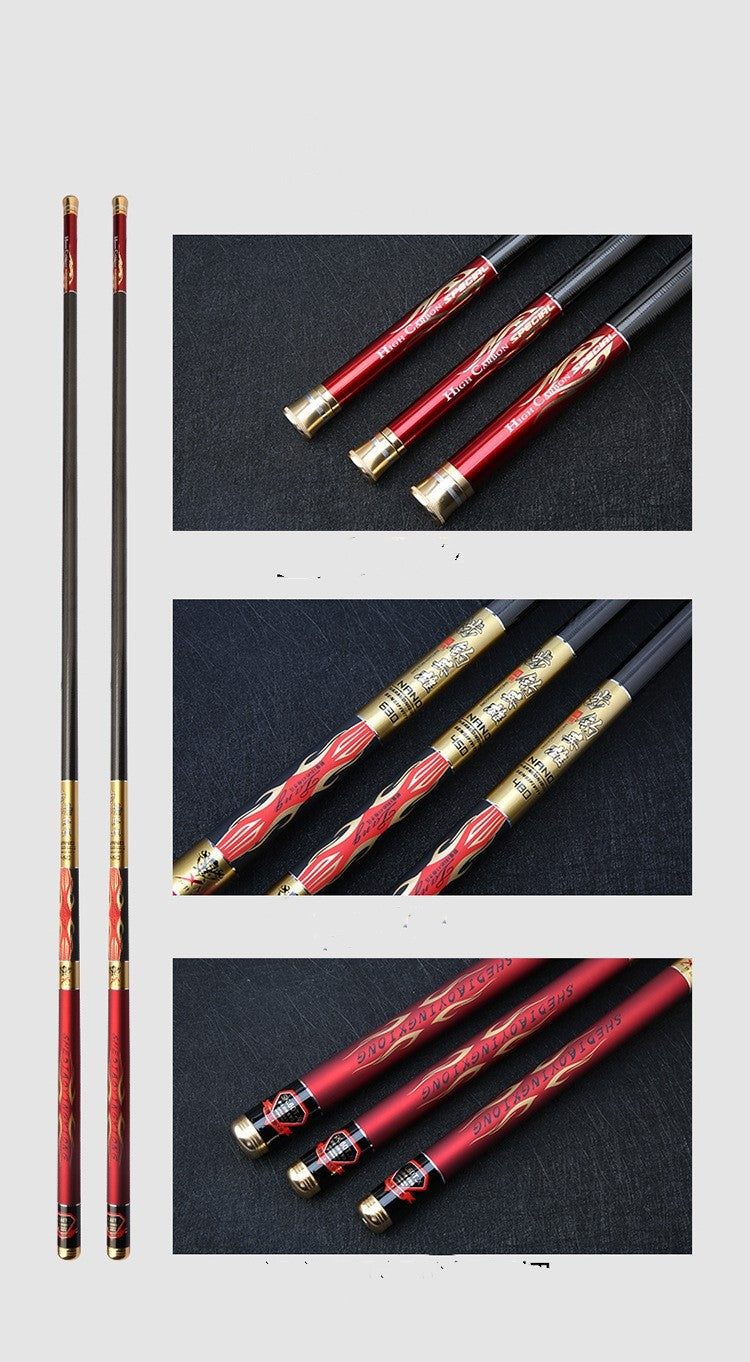 Taiwan Carbon Fishing Rod 8.1m - Ultra Light Hard Action