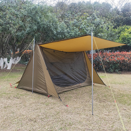 2 Person Waterproof Shelter Tent - Lightweight Aluminum Alloy 1.55kg