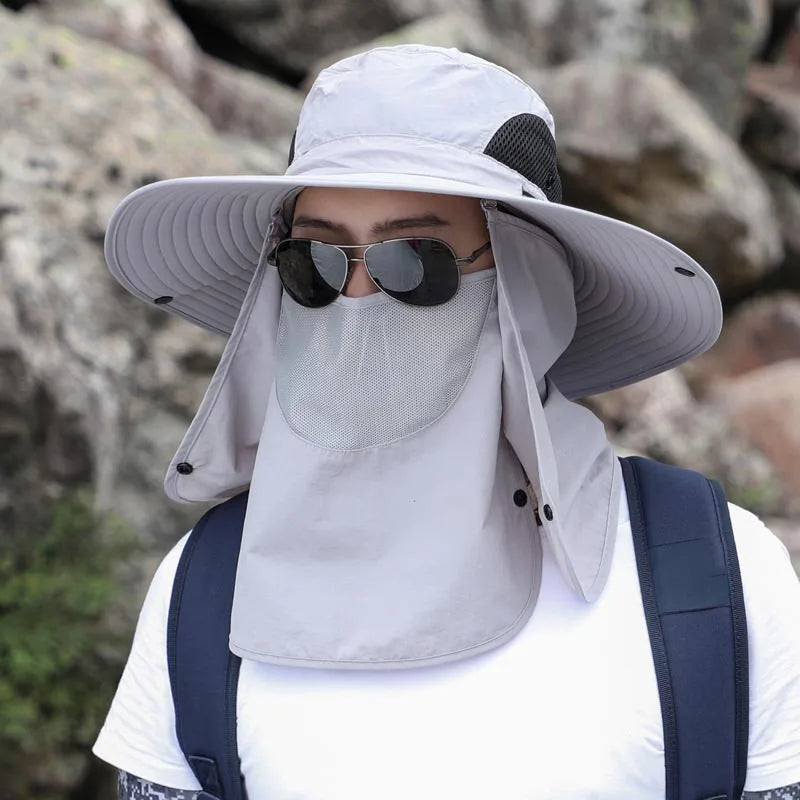 Adjustable Foldable Hat - Breathable Sun Protection Unisex Outdoor