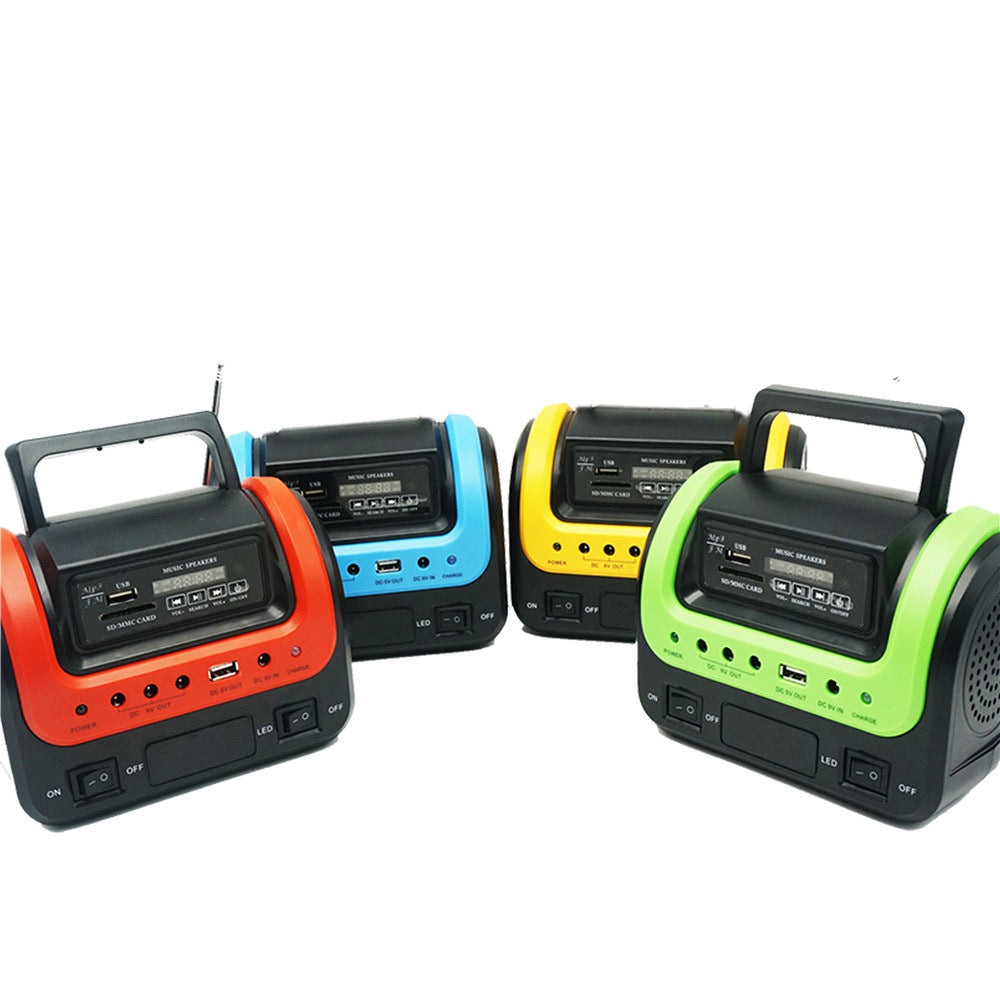 5W Portable Solar Lighting Kit | Bluetooth Radio &amp; 5000mAh Power Bank