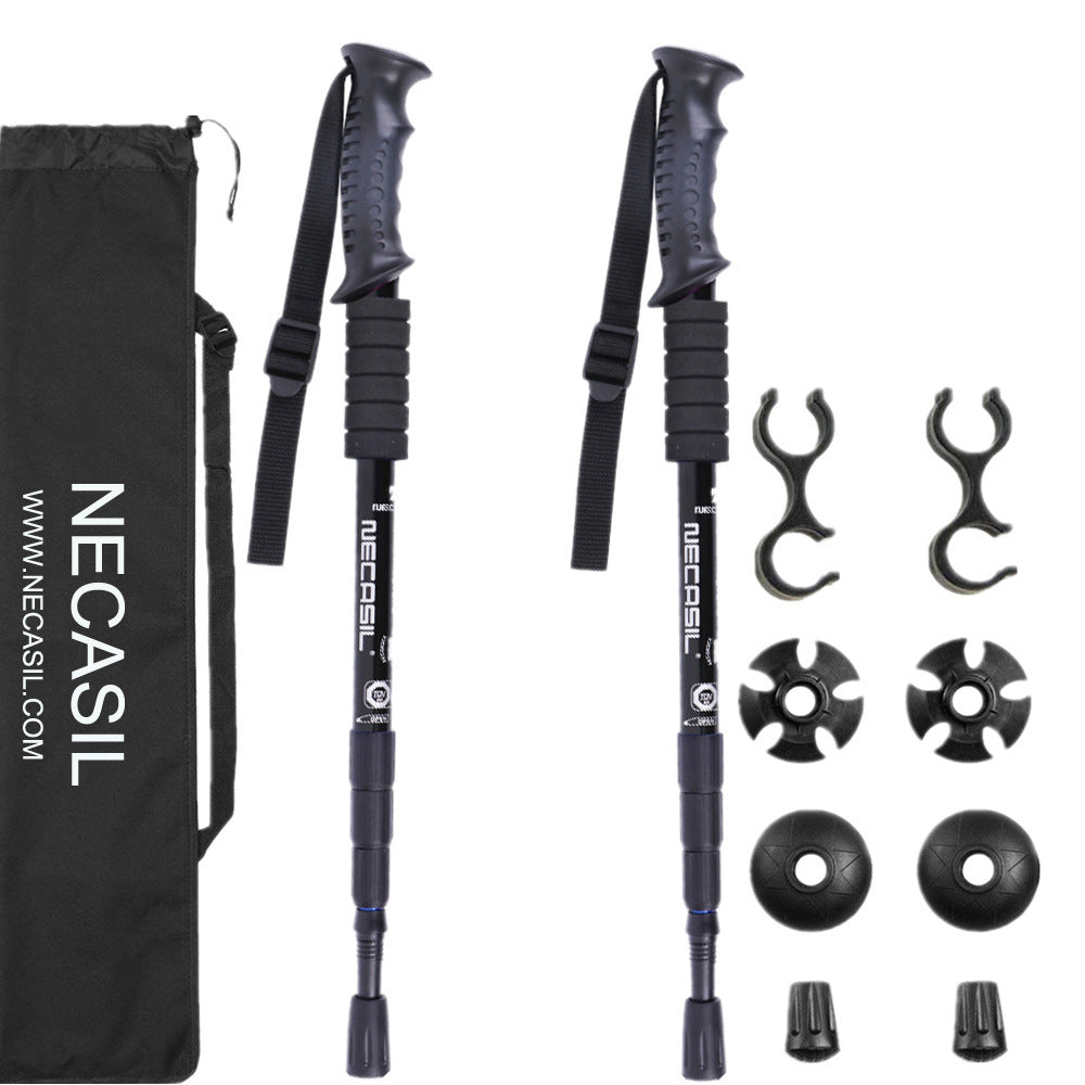 Newcastle Straight 4 Section Hiking Poles - Robust 770g