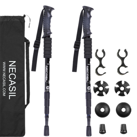 Newcastle Straight 4 Section Hiking Poles - Robust 770g