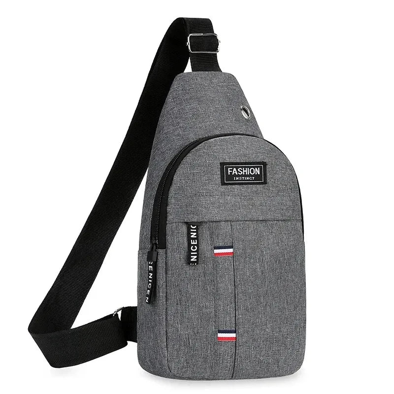 Men's Fashion Lightweight Minimalist Shoulder Bag Large Capacity Casual Sports Crossbody Bag