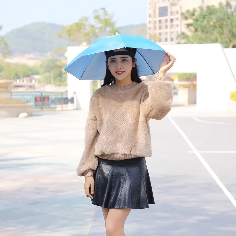 Portable Anti-UV Umbrella - Foldable Travel Camping