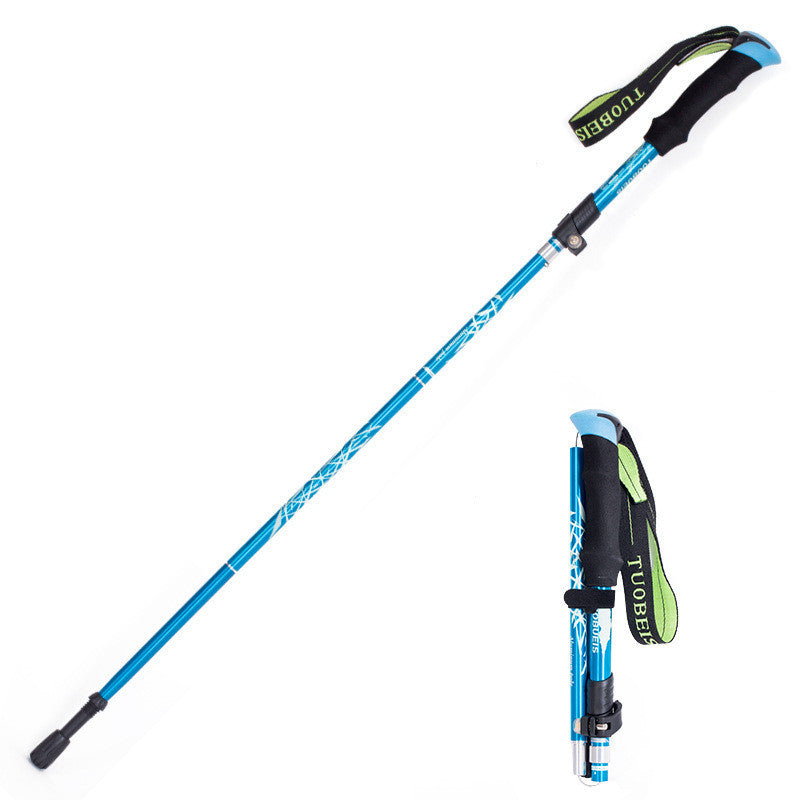 Telescopic Hiking Poles 7075 Aluminum - 5 Adjustable Sections