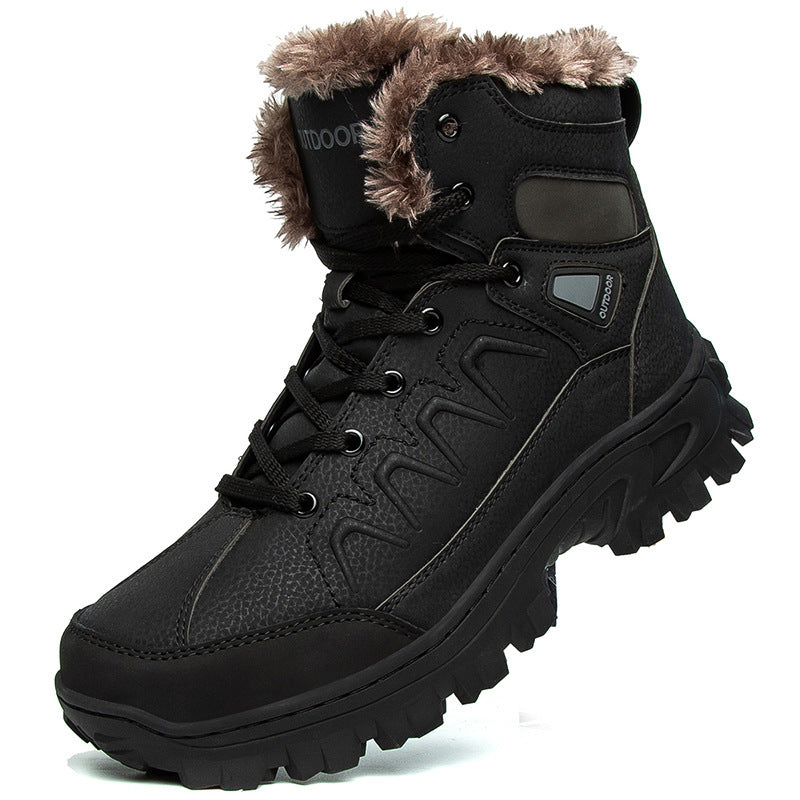 Men's Cotton High Top Shoes Large Size Warm Winter 1363g