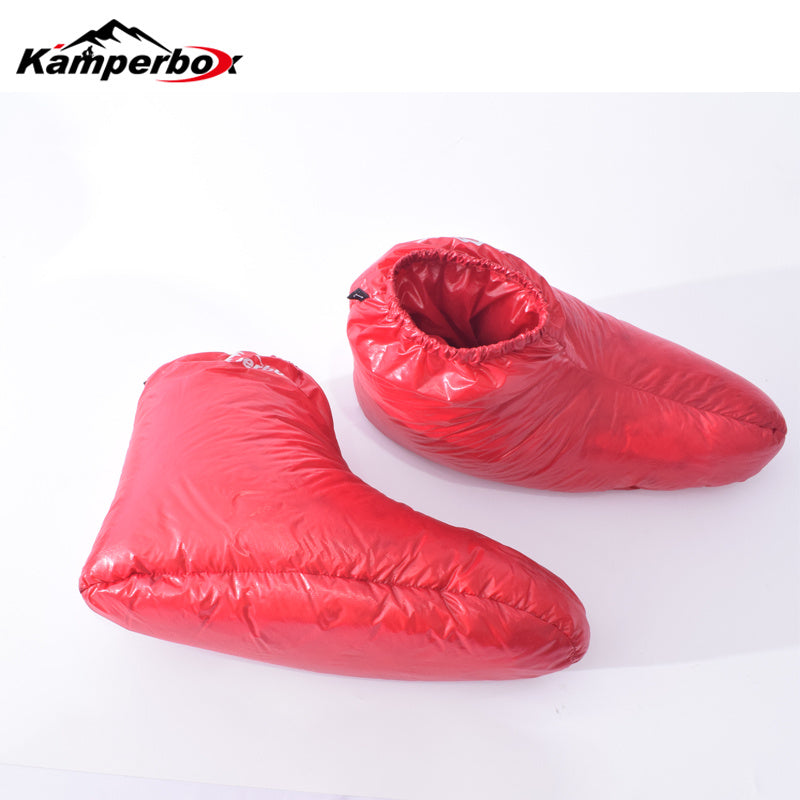 Kamperbox Camping Boots Socks AQ3 120g Down Slippers