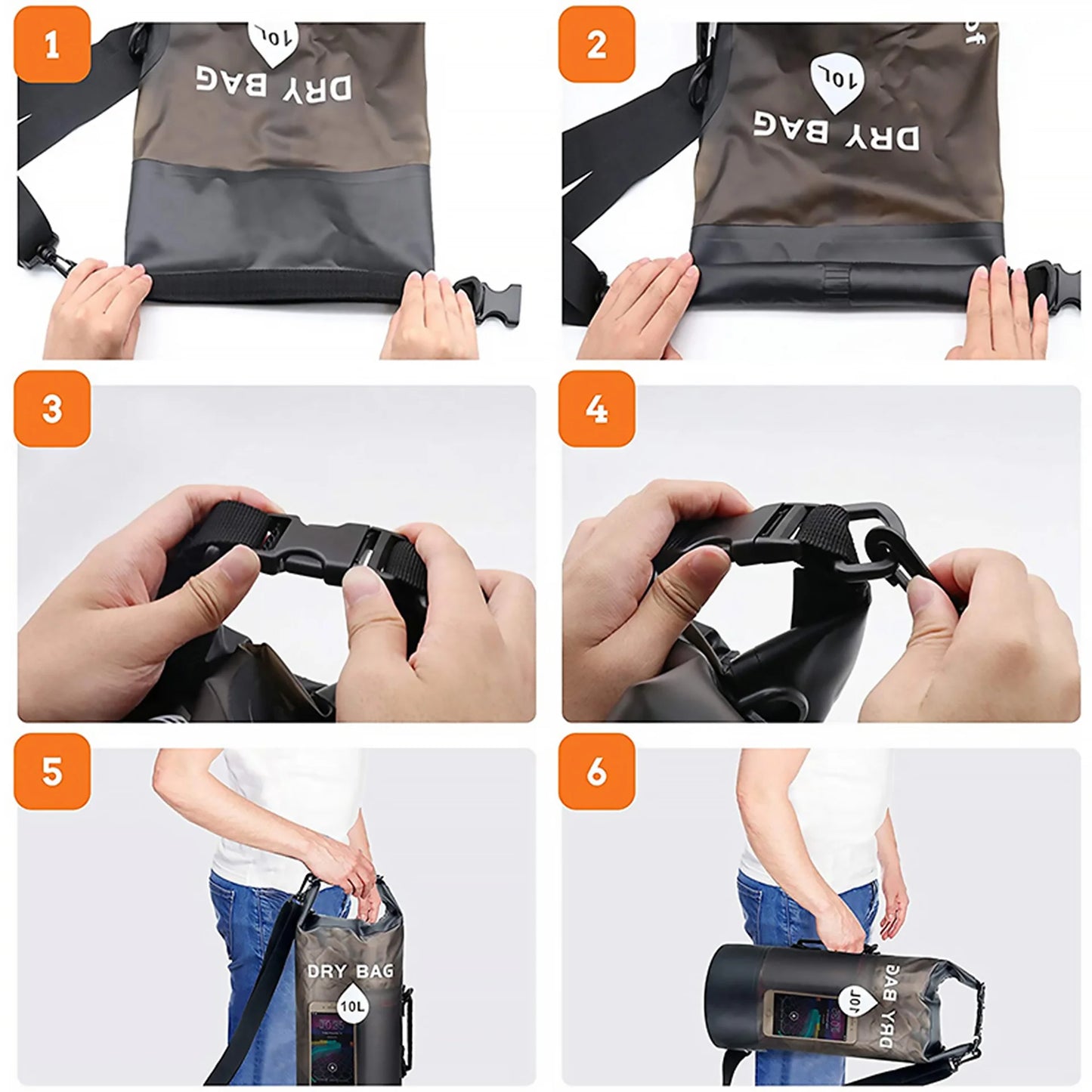 Waterproof PVC Drawstring Bag 100g