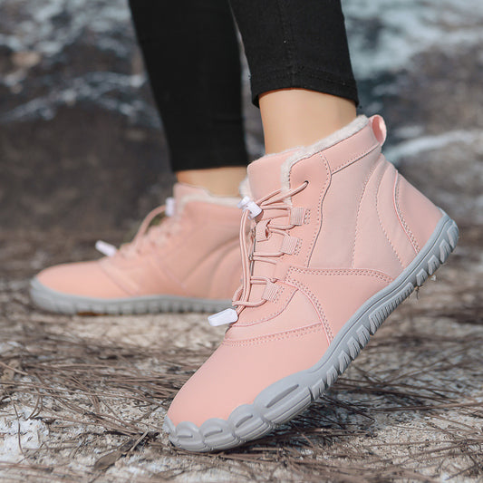 Waterproof Non-Slip Snow Boots Lined with Fleece 580g